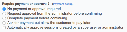 Set up payment on your salon online appointment booking system